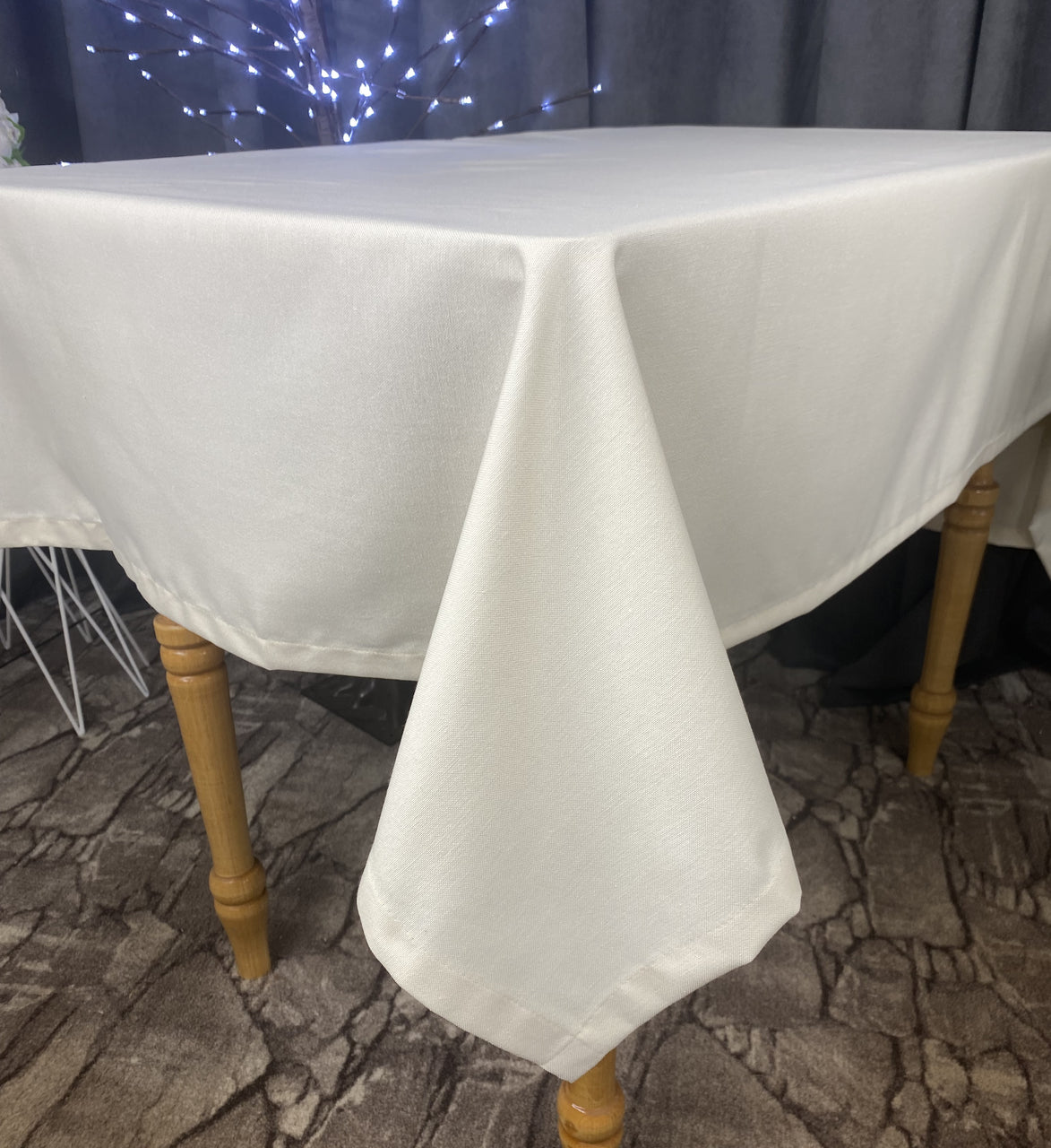 Linen waterproof tablecloth with Teflon, Geometry collection, luxury quality (custom or standard size)