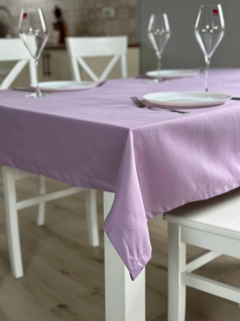 Linen waterproof tablecloth with Teflon, Geometry collection, luxury quality (custom or standard size)