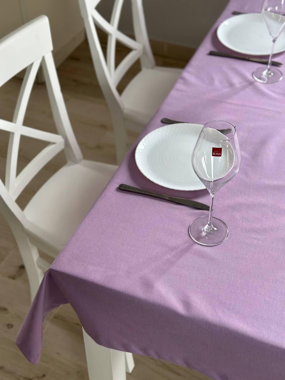 Linen waterproof tablecloth with Teflon, Geometry collection, luxury quality (custom or standard size)