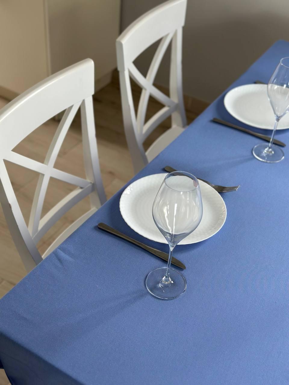 Linen waterproof tablecloth with Teflon, Geometry collection, luxury quality (custom or standard size)