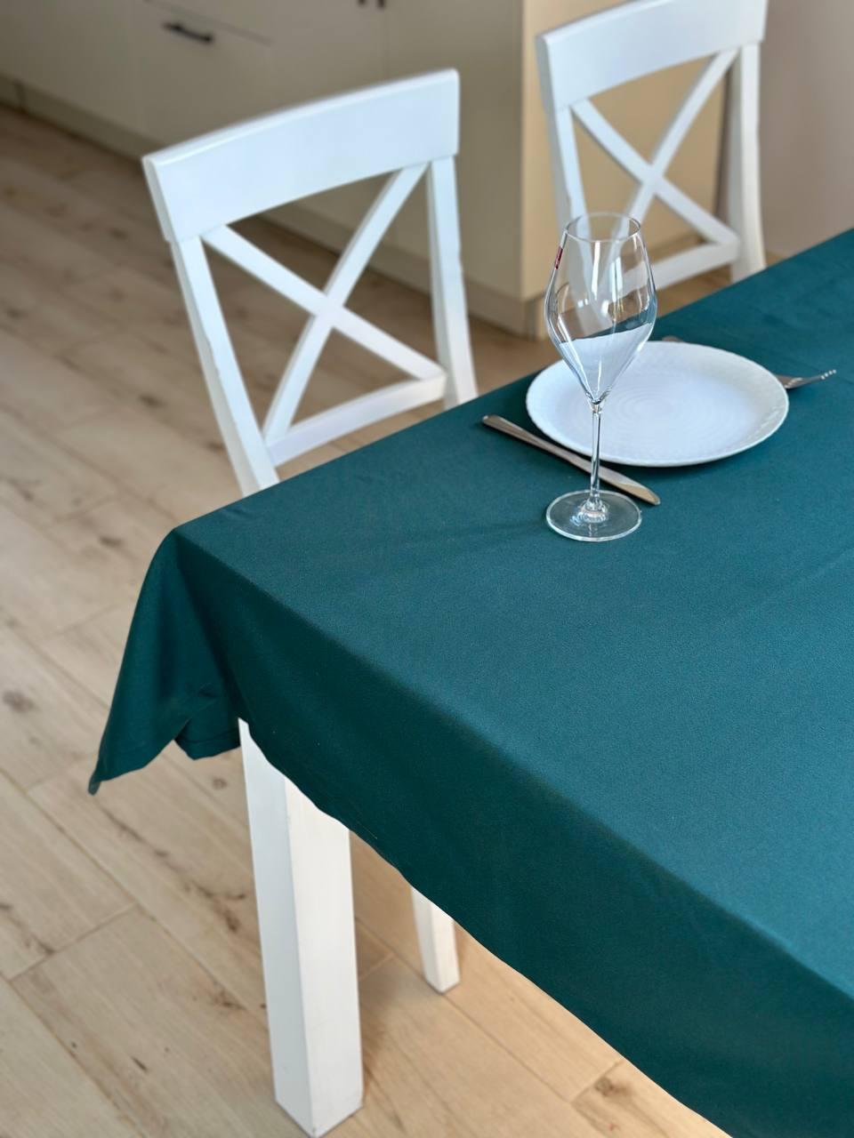 Linen waterproof tablecloth with Teflon, Geometry collection, luxury quality (custom or standard size)