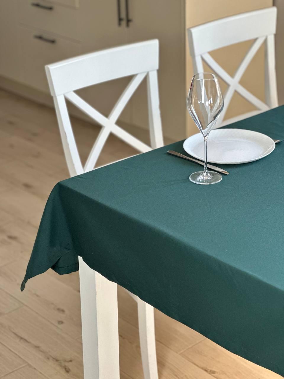 Linen waterproof tablecloth with Teflon, Geometry collection, luxury quality (custom or standard size)