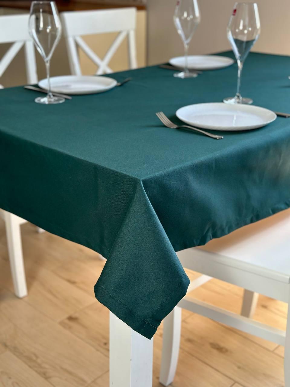 Linen waterproof tablecloth with Teflon, Geometry collection, luxury quality (custom or standard size)