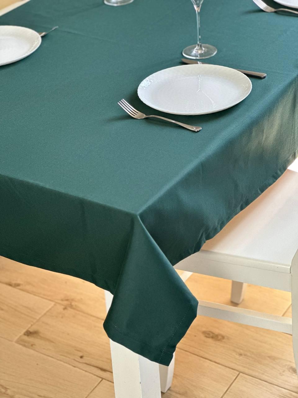 Linen waterproof tablecloth with Teflon, Geometry collection, luxury quality (custom or standard size)