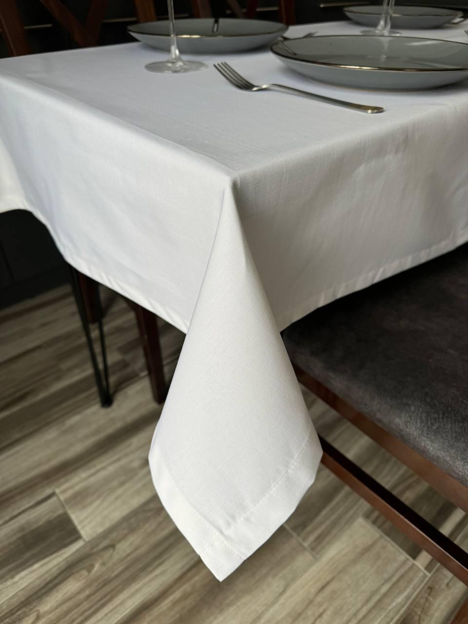 Linen waterproof tablecloth with Teflon, Geometry collection, luxury quality (custom or standard size)