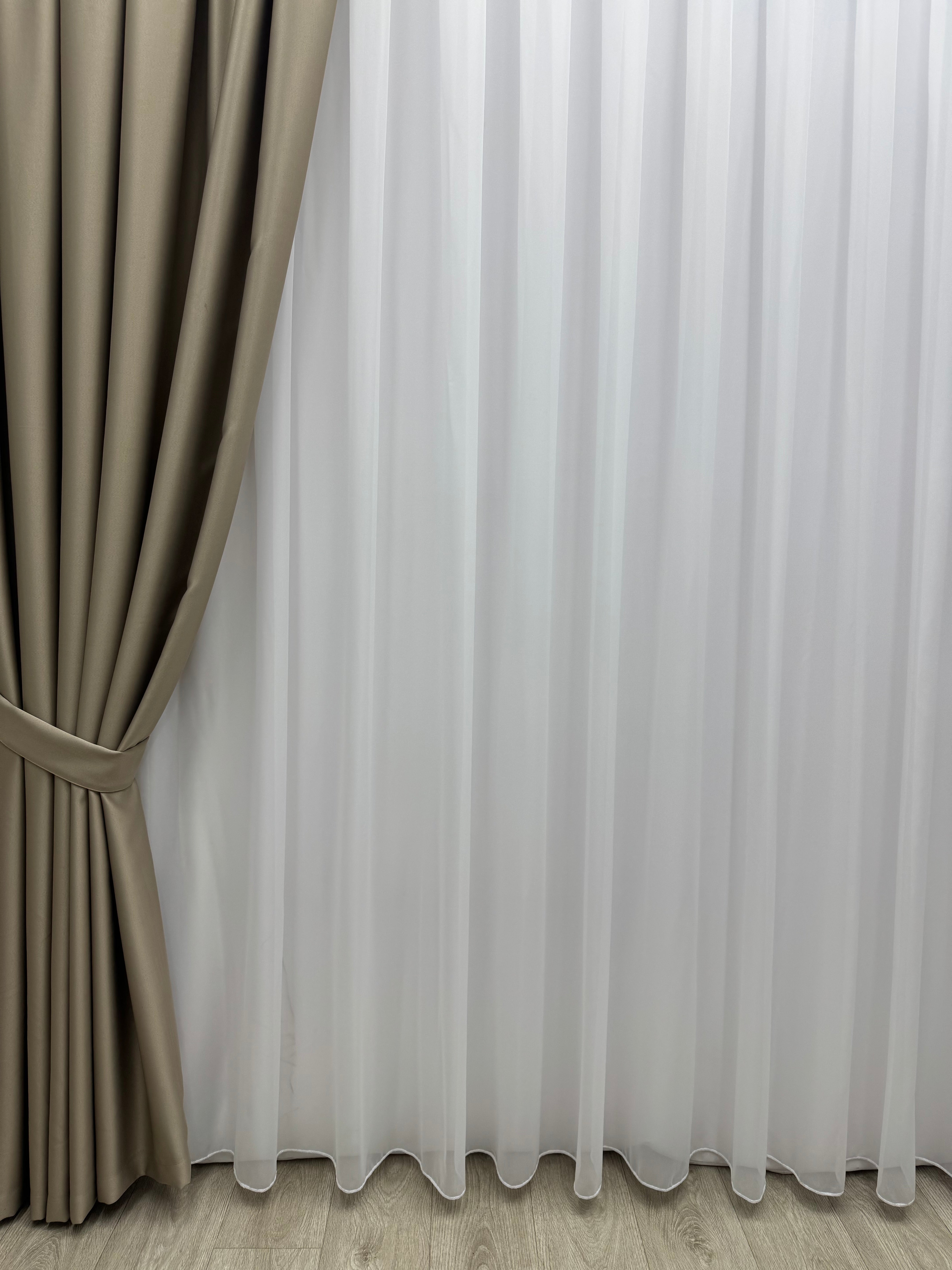 Monochrome "Blackout" curtain, cappuccino color