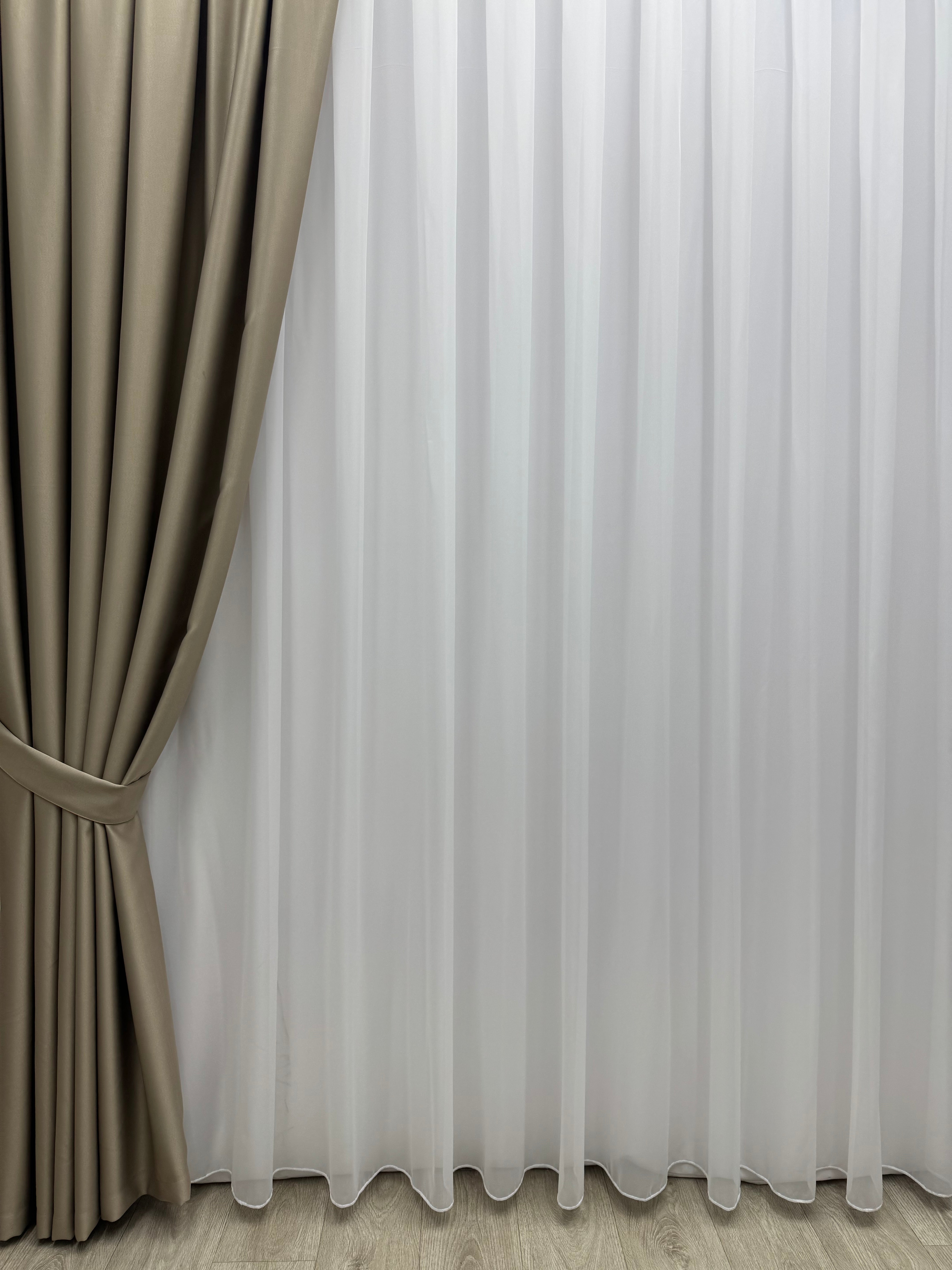 Monochrome "Blackout" curtain, cappuccino color
