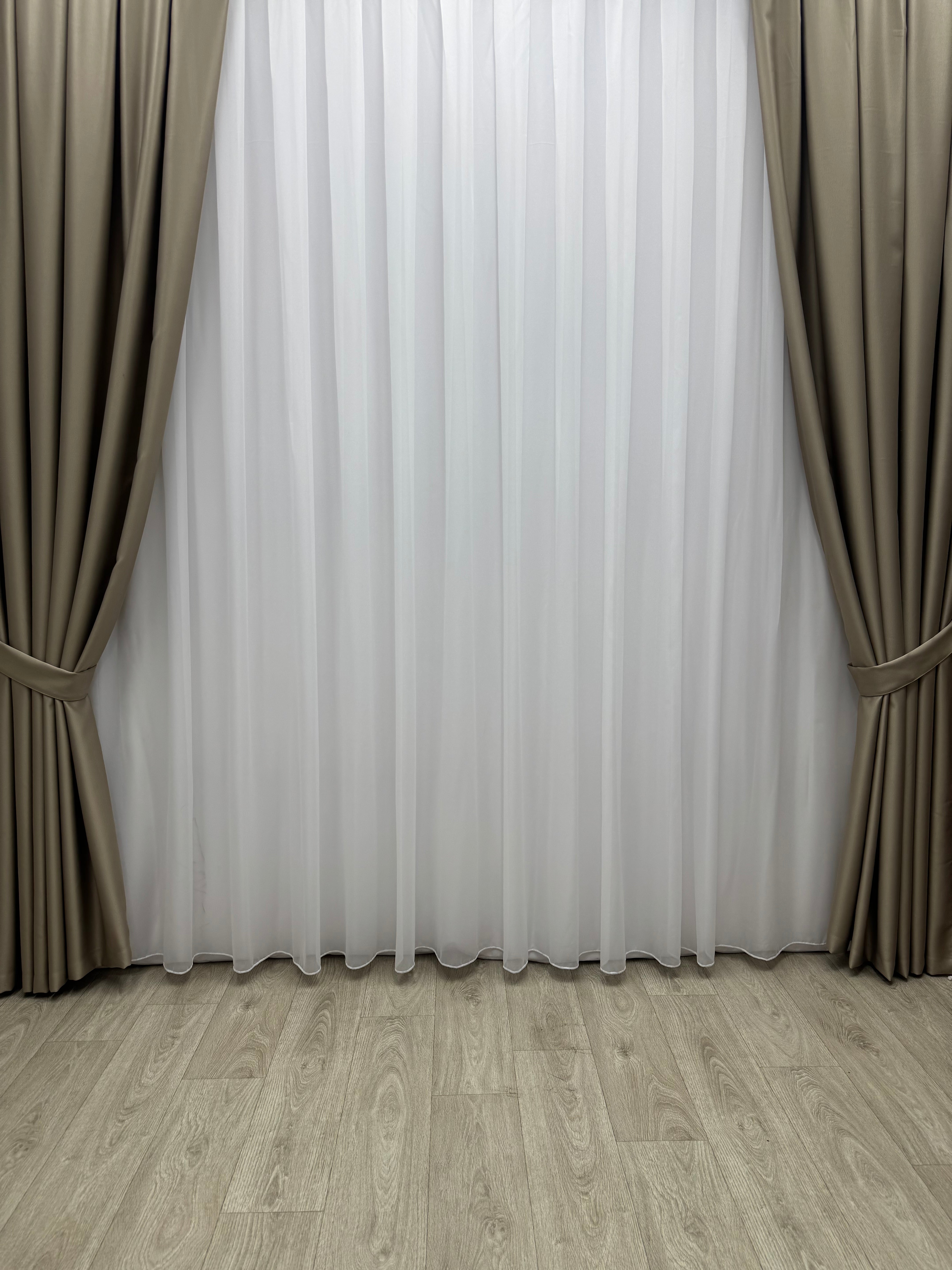 Monochrome "Blackout" curtain, cappuccino color