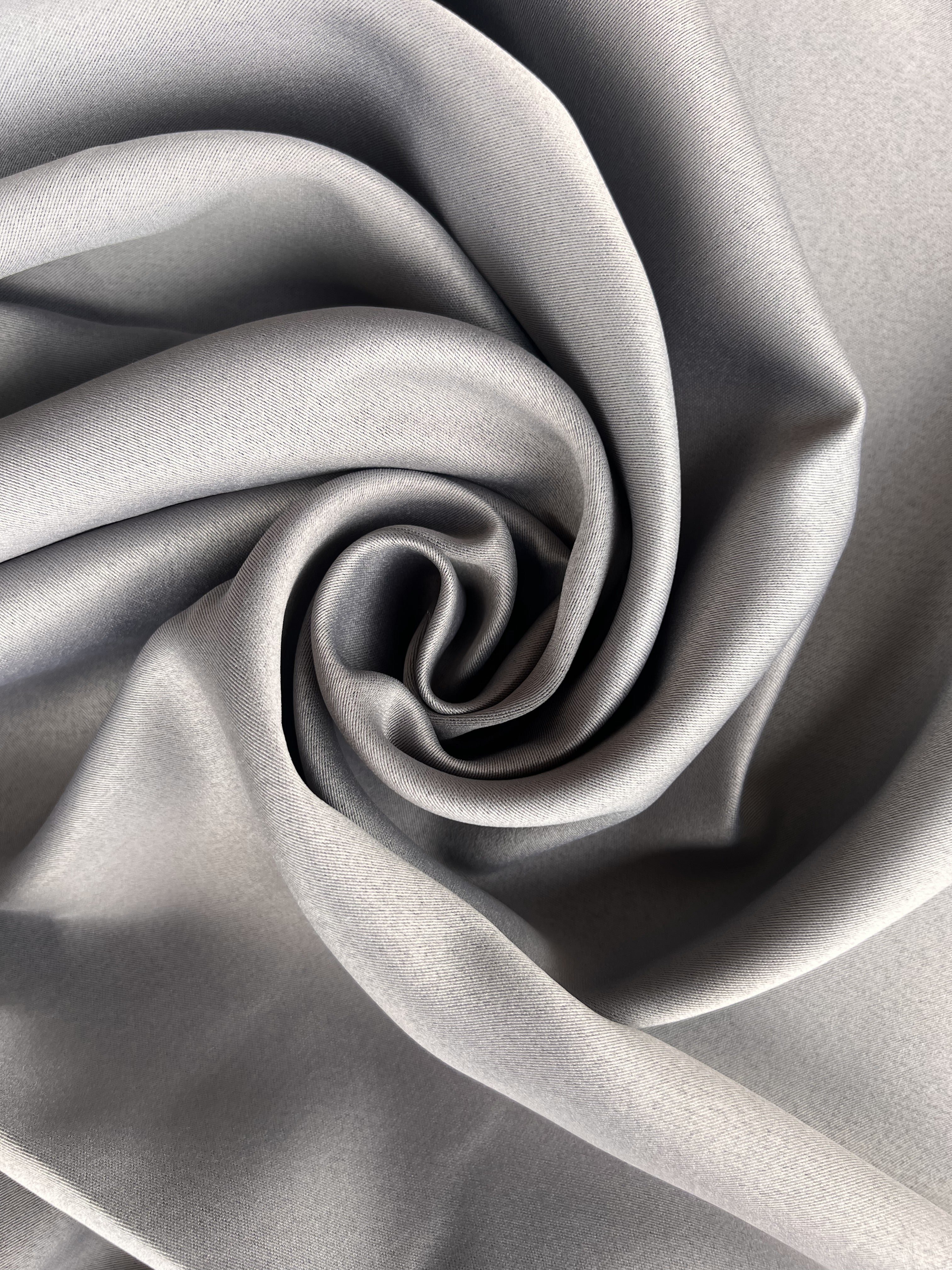 Monochrome "Blackout" curtain, gray color