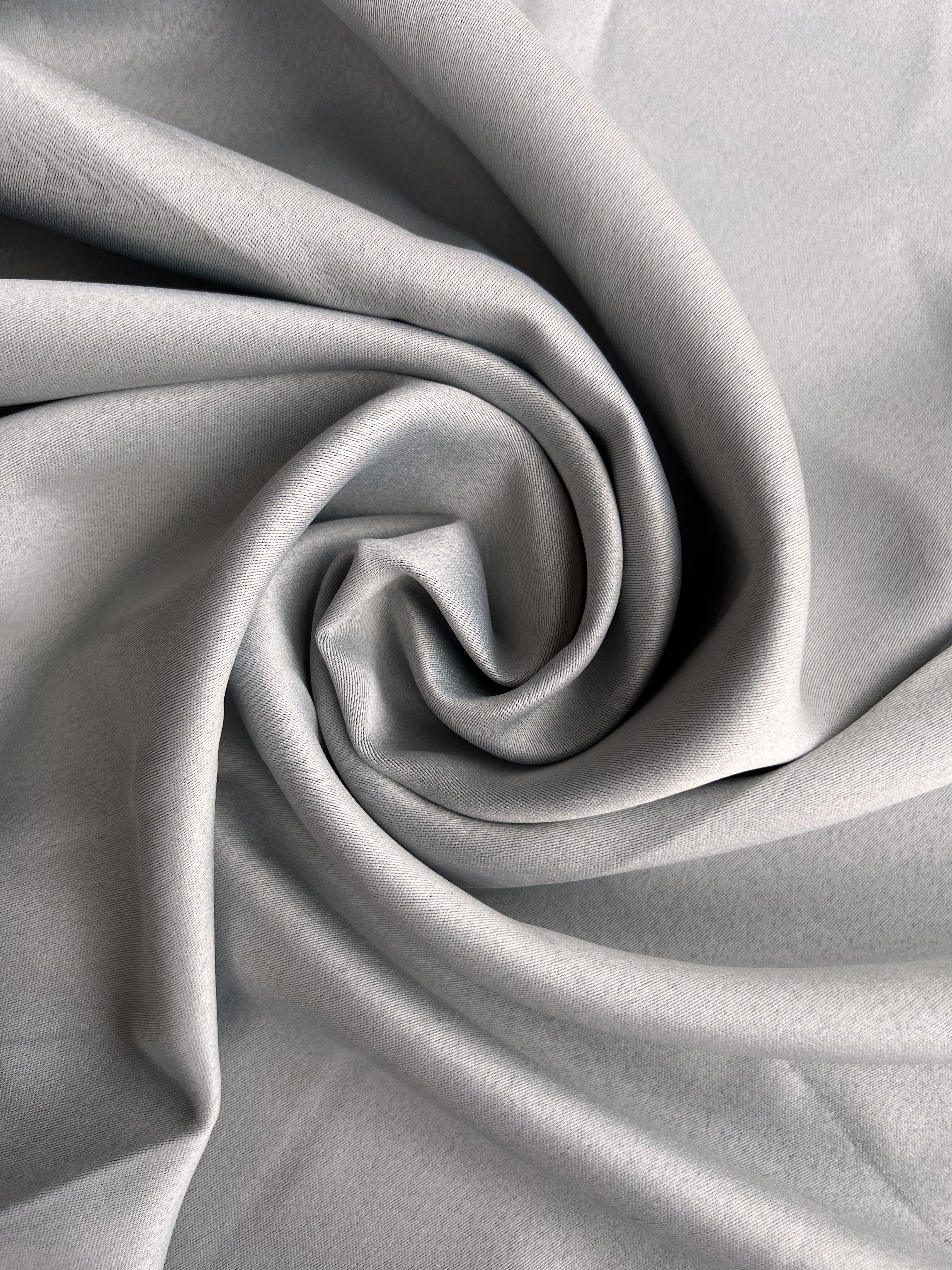 Monochrome "Blackout" curtain, light gray color