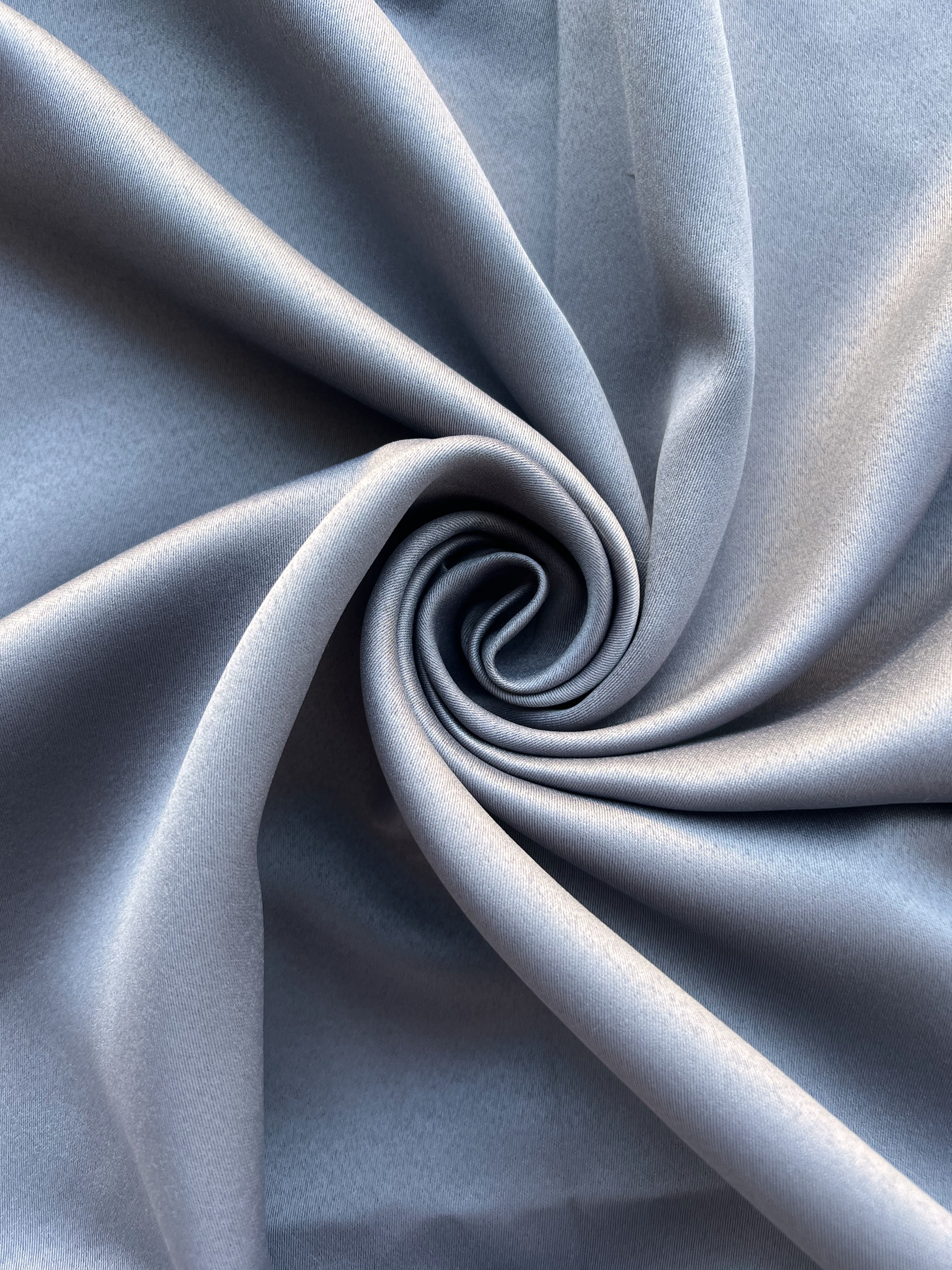 Monochrome "Blackout" curtain, dark gray color