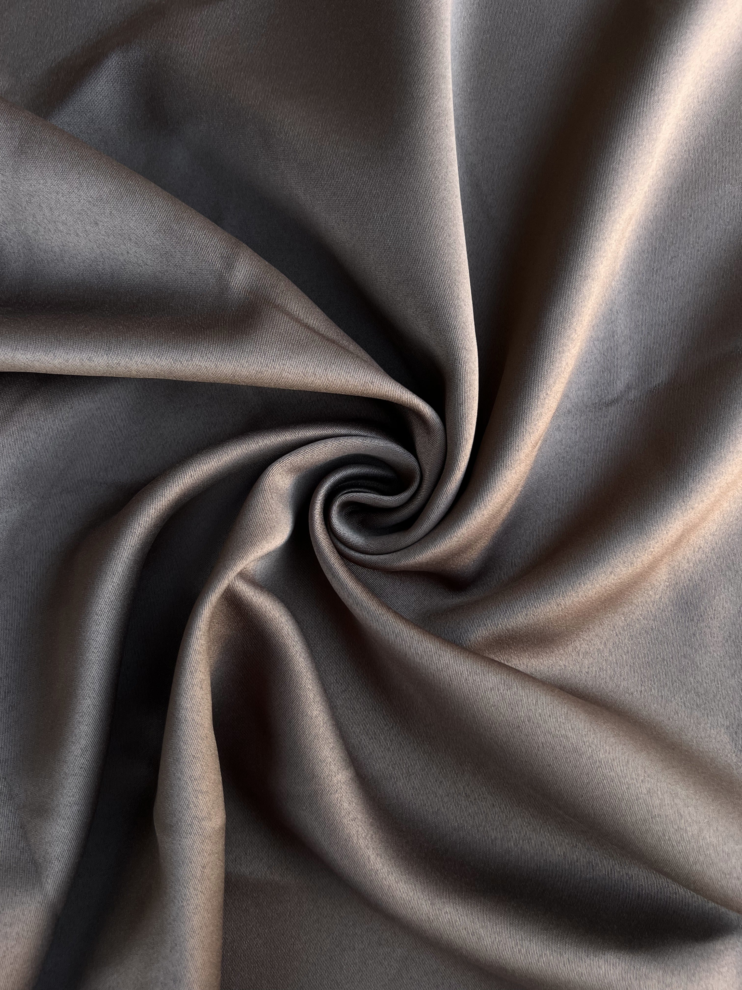 Monochrome "Blackout" curtain, light brown color