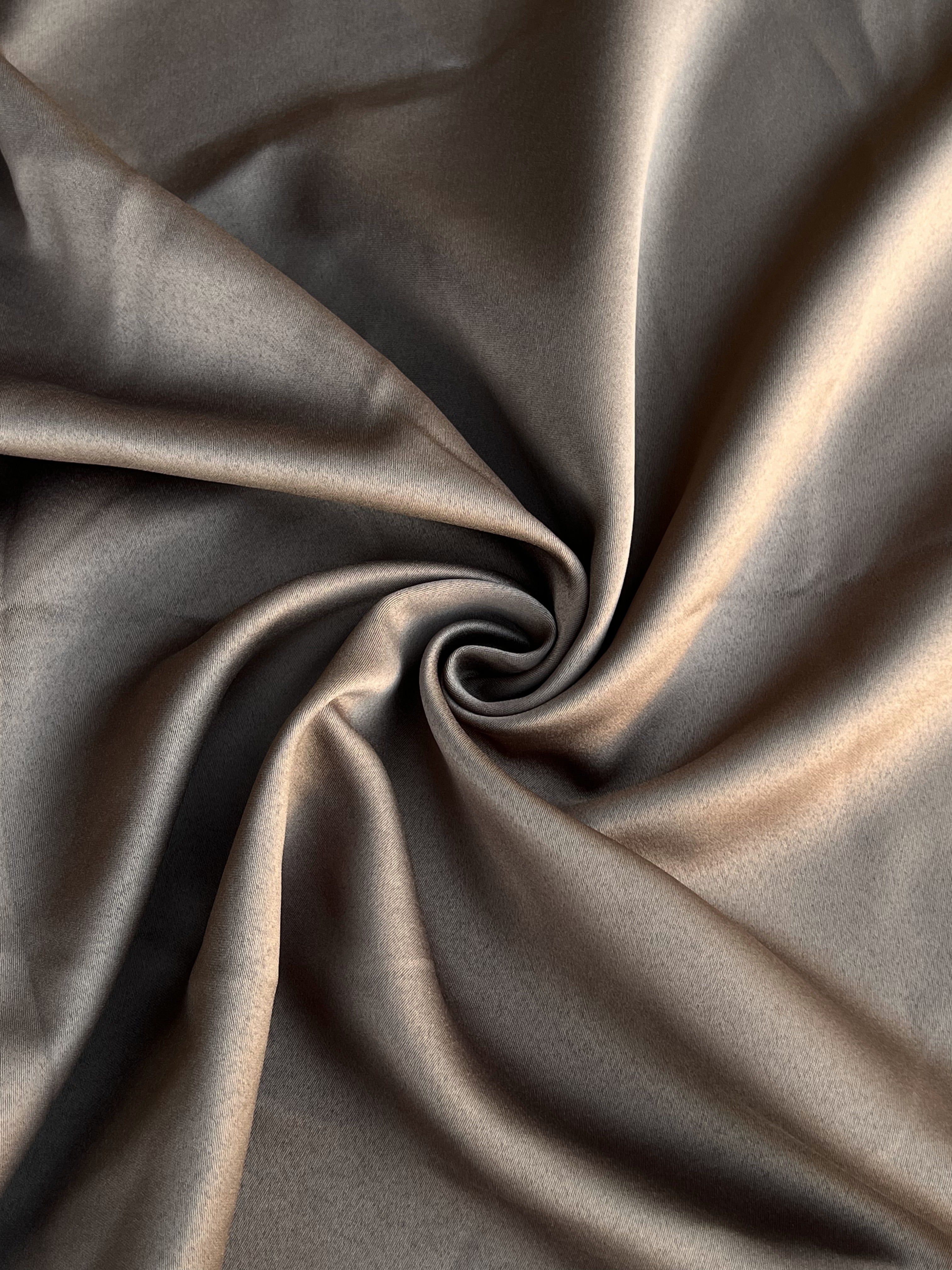 Monochrome "Blackout" curtain, light brown color