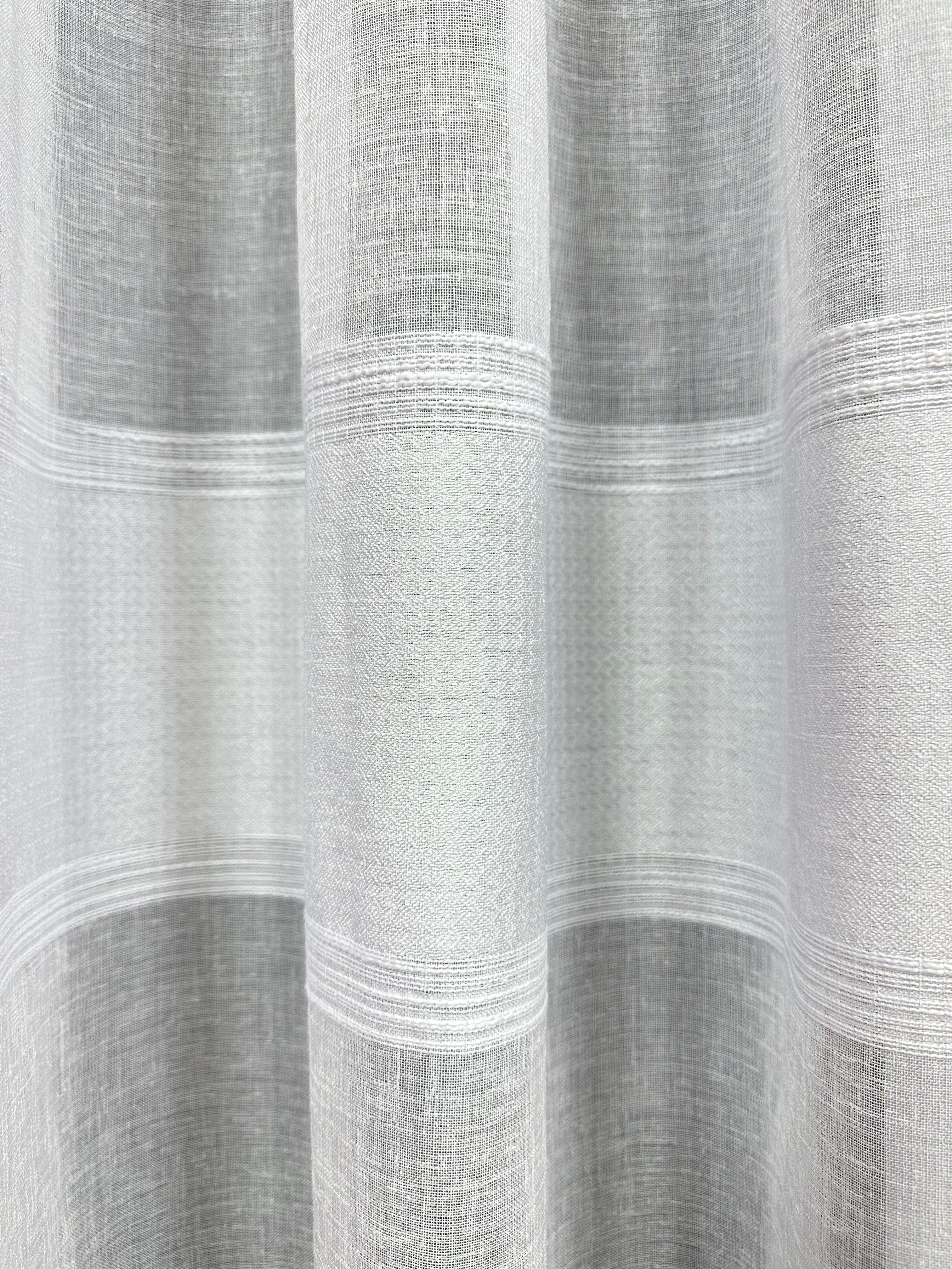 Bamboo-based tulle with beautiful embroidery, gray color