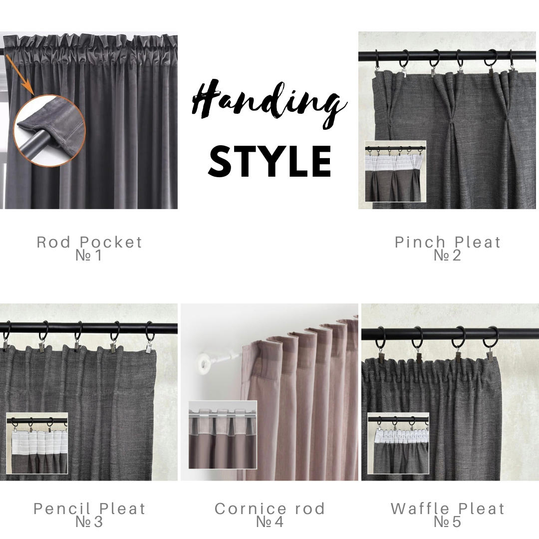 Plain microvelor curtain, mustard color