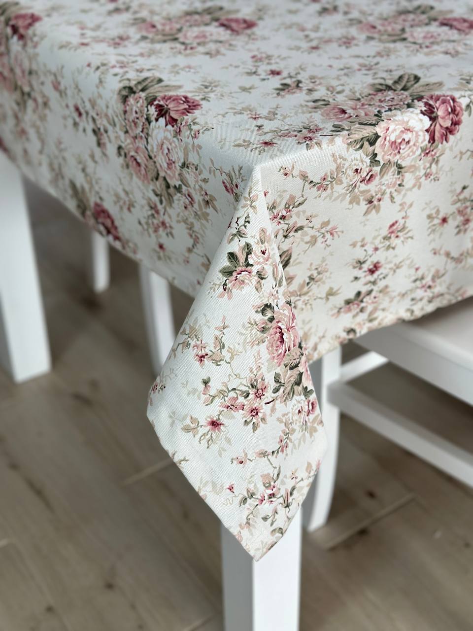 Linen waterproof tablecloth with Teflon, Geometry collection, luxury quality (custom or standard size)