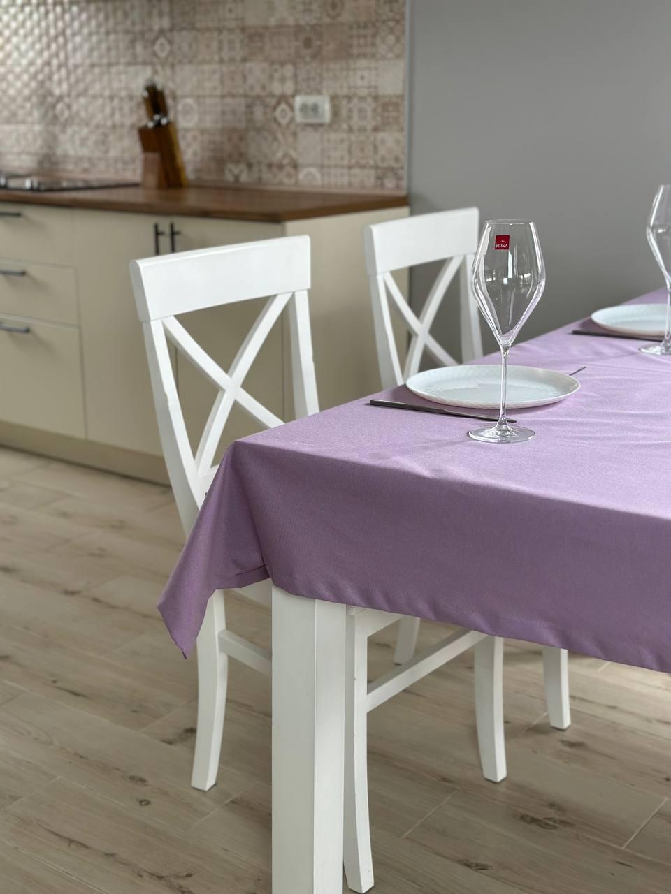 Linen waterproof tablecloth with Teflon, Geometry collection,  luxury quality (custom or standard size)