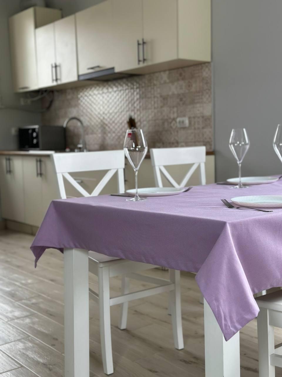 Linen waterproof tablecloth with Teflon, Geometry collection,  luxury quality (custom or standard size)