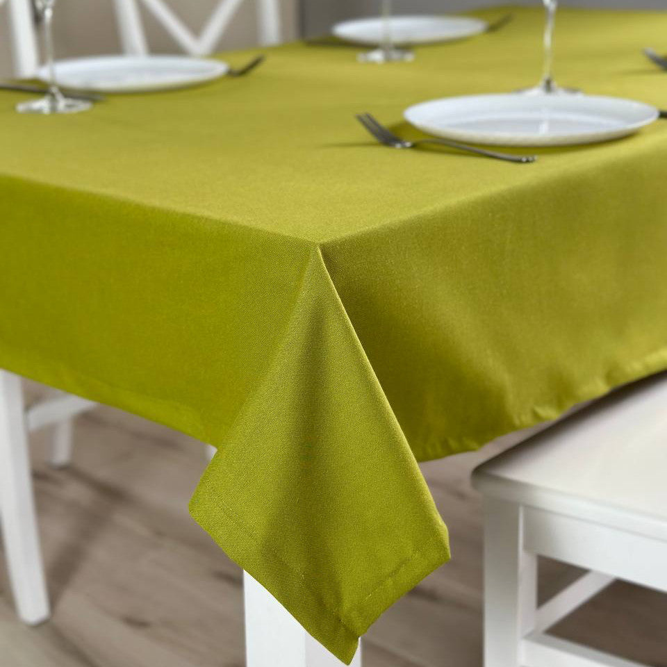 Linen waterproof tablecloth with Teflon, Geometry collection,  luxury quality (custom or standard size)