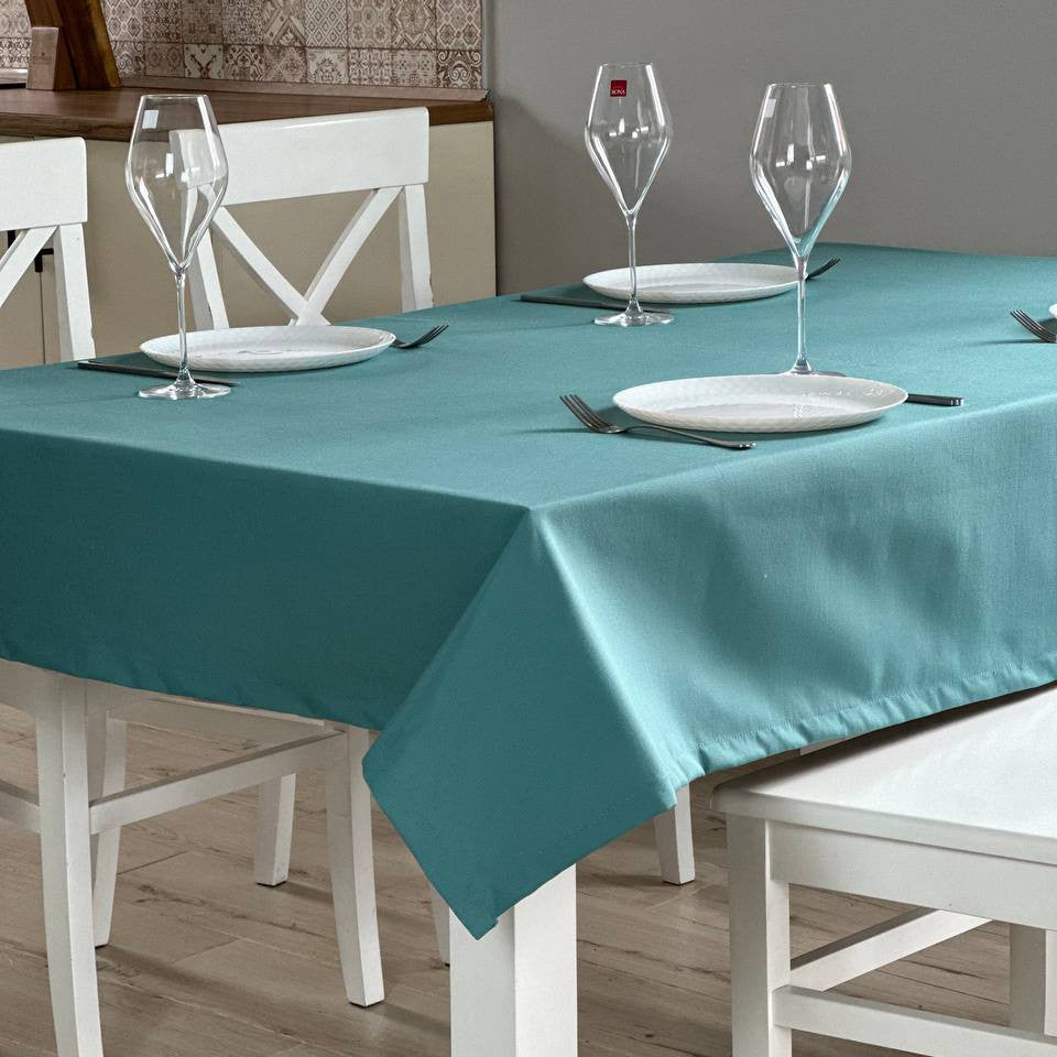 Linen waterproof tablecloth with Teflon, Geometry collection,  luxury quality (custom or standard size)