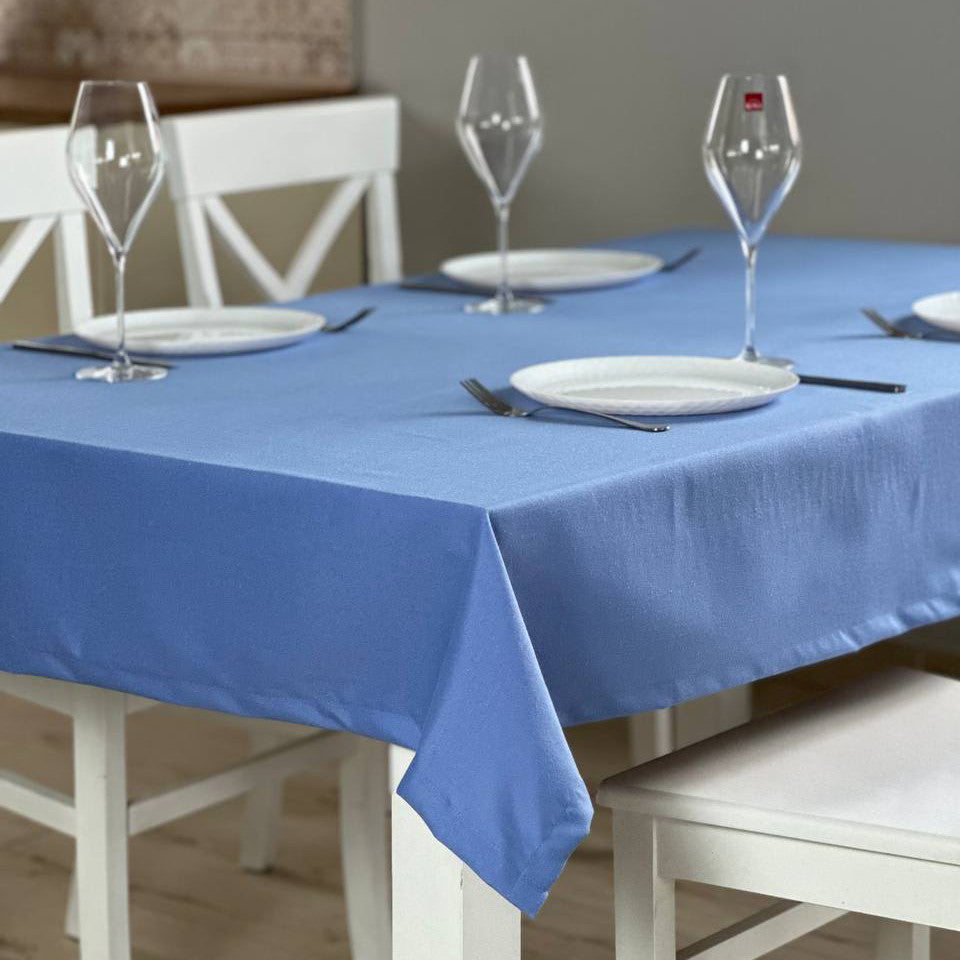 Linen waterproof tablecloth with Teflon, Geometry collection,  luxury quality (custom or standard size)