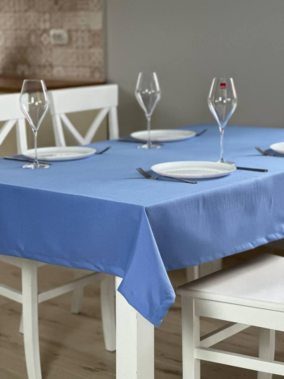 Linen waterproof tablecloth with Teflon, Geometry collection,  luxury quality (custom or standard size)