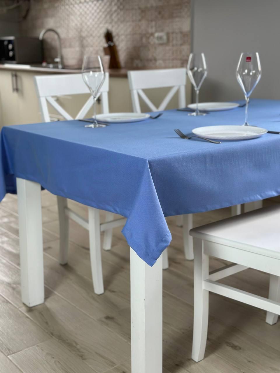 Linen waterproof tablecloth with Teflon, Geometry collection,  luxury quality (custom or standard size)