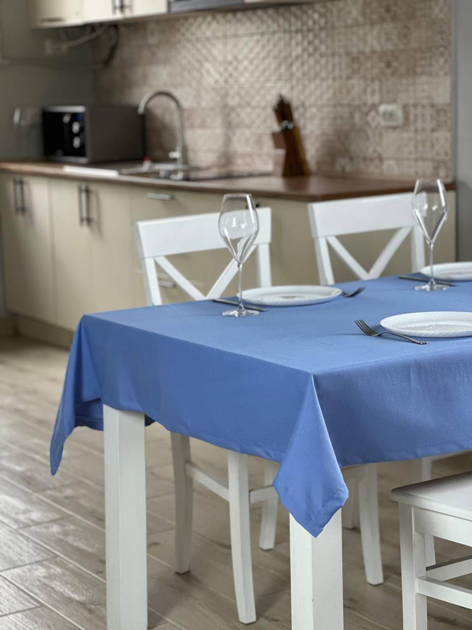 Linen waterproof tablecloth with Teflon, Geometry collection,  luxury quality (custom or standard size)