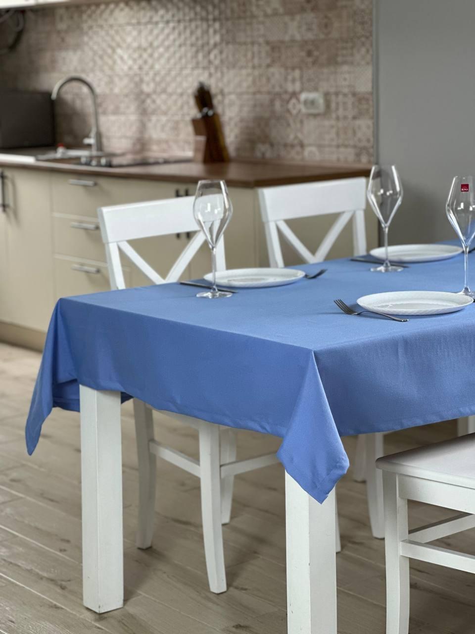 Linen waterproof tablecloth with Teflon, Geometry collection,  luxury quality (custom or standard size)