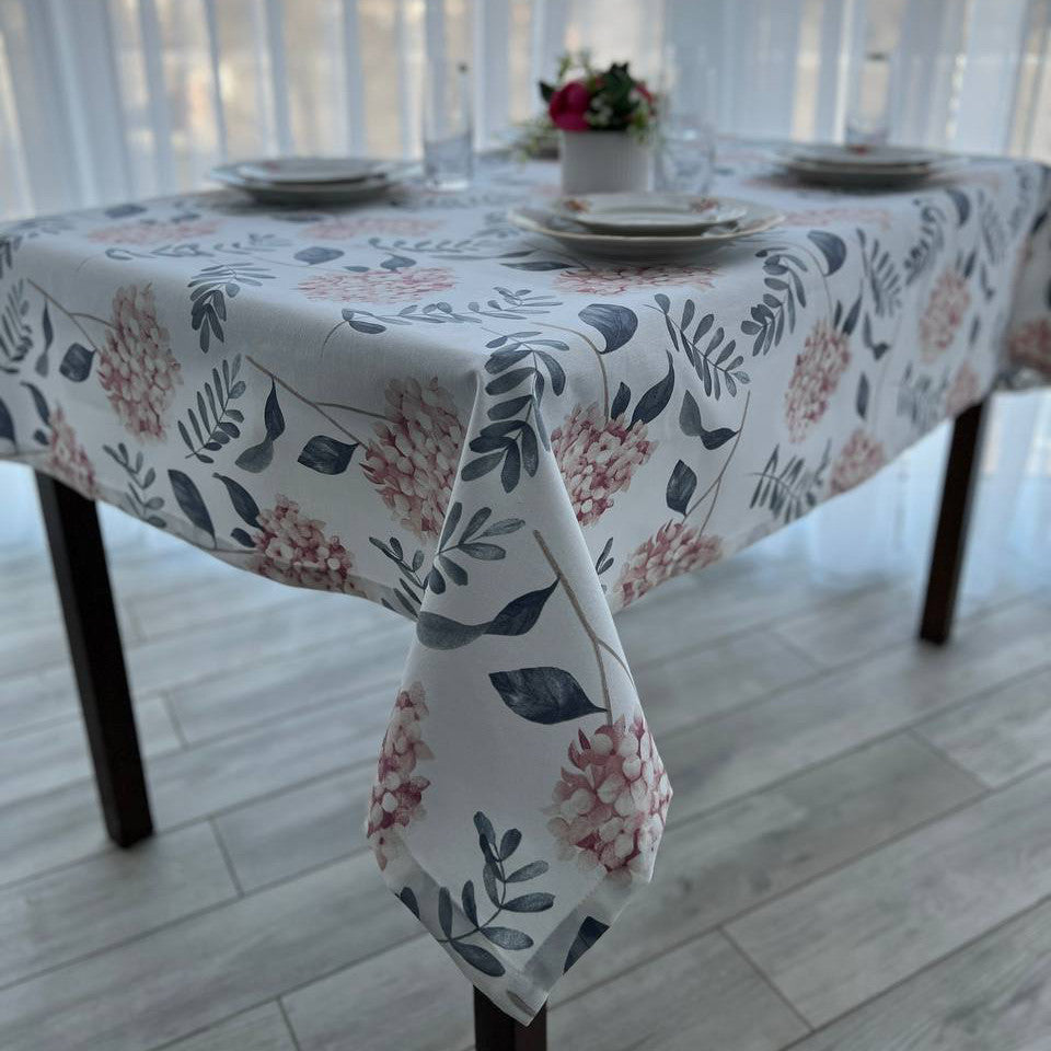 Linen waterproof tablecloth with Teflon, Geometry collection,  luxury quality (custom or standard size)