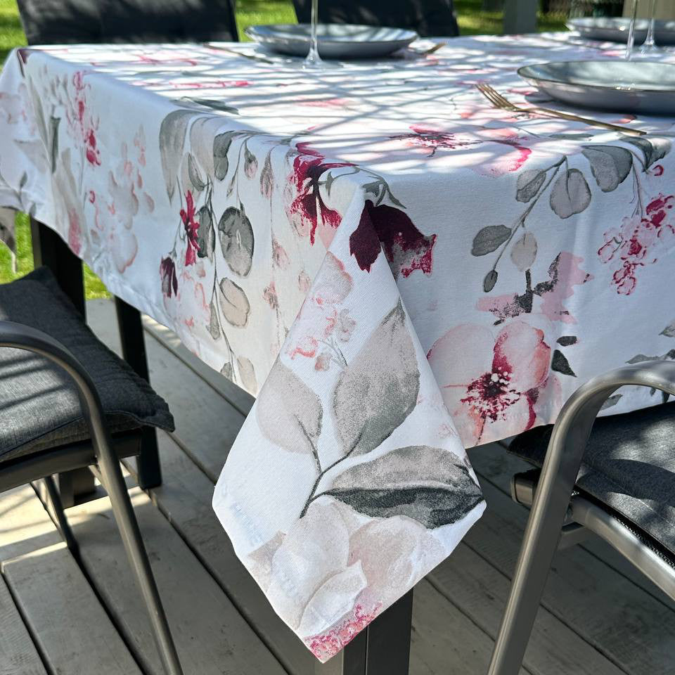 Linen waterproof tablecloth with Teflon, Geometry collection,  luxury quality (custom or standard size)