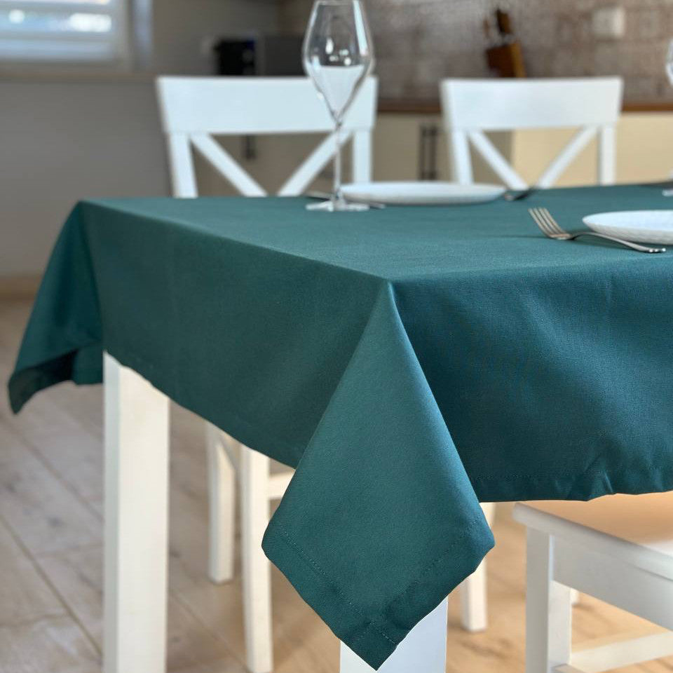Linen waterproof tablecloth with Teflon, Geometry collection,  luxury quality (custom or standard size)