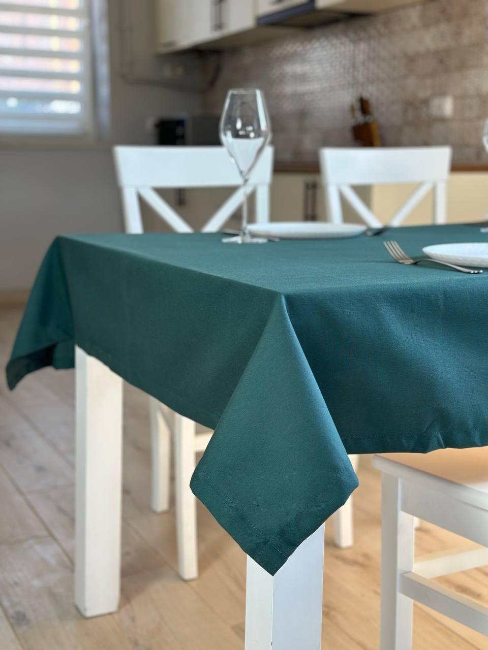 Linen waterproof tablecloth with Teflon, Geometry collection,  luxury quality (custom or standard size)