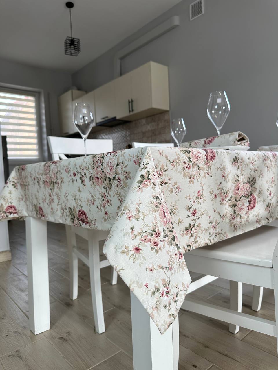 Linen waterproof tablecloth with Teflon, Geometry collection,  luxury quality (custom or standard size)