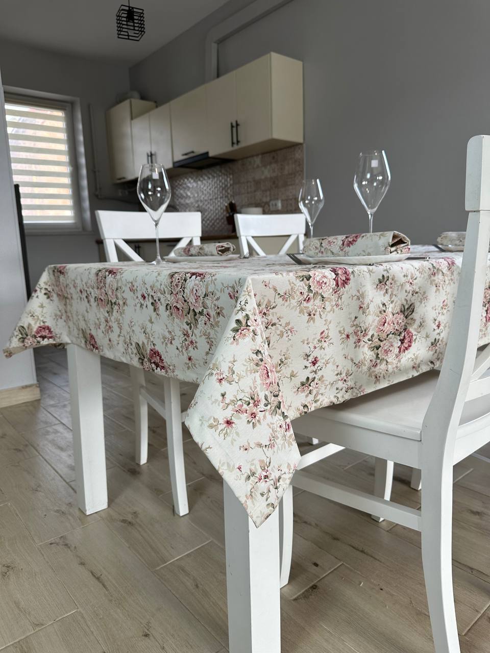 Linen waterproof tablecloth with Teflon, Geometry collection,  luxury quality (custom or standard size)